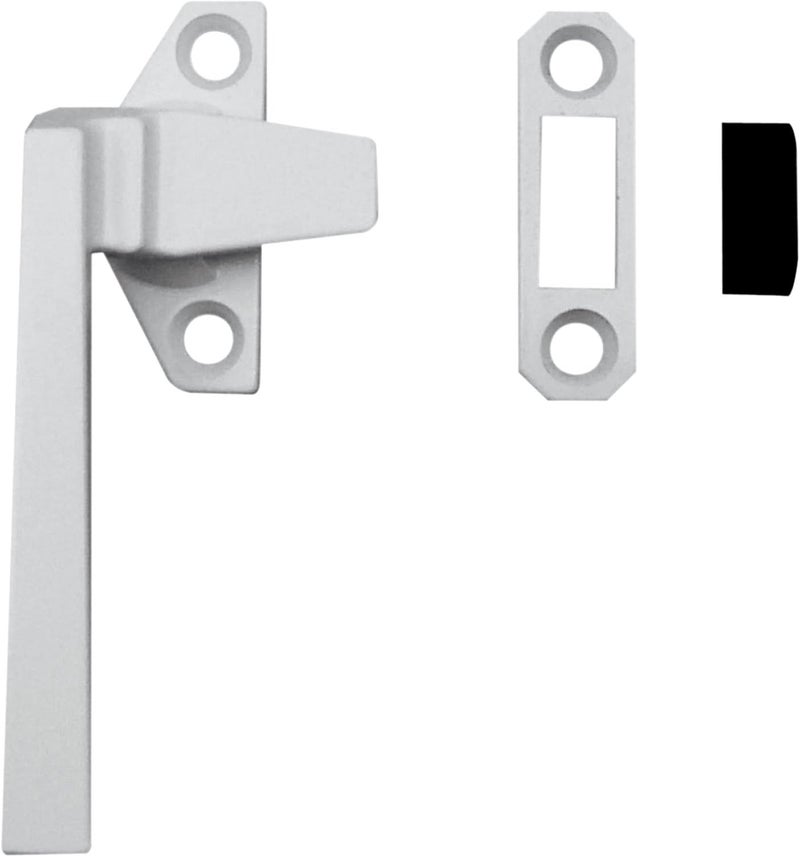 PRIMELINE H 3820 Left-Handed, White, Casement Locking Handle with Offset Base (Single Pack) - Image 1